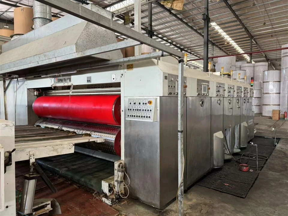 Low Price Top Printing Four Color Printer Slotter Die Cutter Auto Stacker
